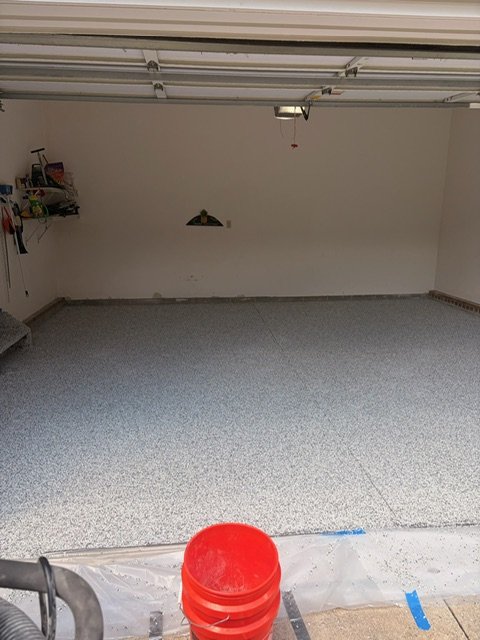 After — finished flake floor