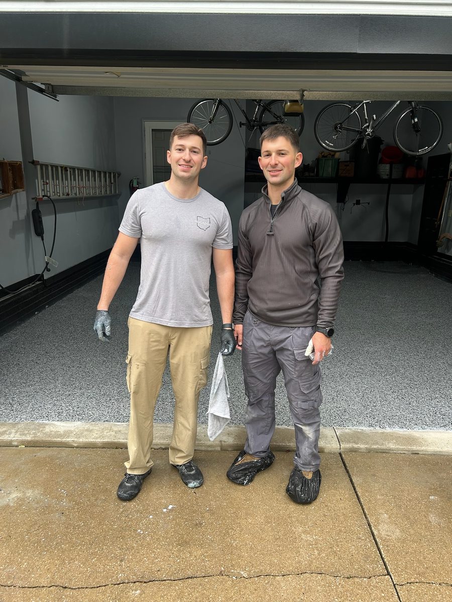 Cole and Cade after job